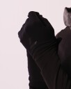 LEVITY Conquer Running Gloves Black Reflective - 6