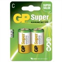GP Super Alkaline D Batteri 2-pakning - Universale Batterier