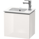 Duravit L-Cube Servantskap m/1 dør høy 420x400x294 mm Hvit Høyglans
