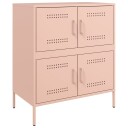  Skjenk rosa 68x39x79 cm stål 8721102389153