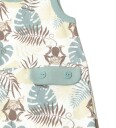 Katvig Kjole   Hvit m. Aper og Blader   Katvig   1 år 80   Kjole Grønn