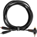 UDG Gear Lydkabel 2x Rca - 2x Vinkel Rca Black 3m