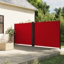  Uttrekkbar sidemarkise 180x600 cm rød 4004642