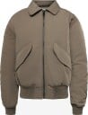 Weekday Padded Twill Bomber Jacket   DARK BEIGE   S