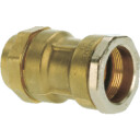 Isiflo 34x32 mm Messing Skjøtemansjett for PE og PVC-Rør
