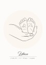 Baby Born Personalized Plakat Plakat / 30x40cm