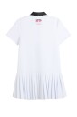 J. Lindeberg 30Y Grace Pleated Dress   White   XS