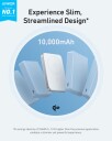 Anker MagGo 10000 mAh Trådløs Powerbank Hvit med USB-C