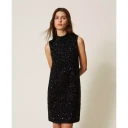 Twinset Dame Kjoler Svart XS,