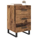  Nattbordskap med skuff Gamle tre 40 x 40 x 66 cm Konstruert tre