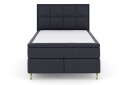 Select No 5 Komplett Sengepakke 140x200 Fast/Medium Lateks Blå/Gullben