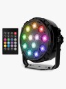 Party Funlight Flomlys Disco Lampe Med Fjernkontroll Ø: 12,6cm