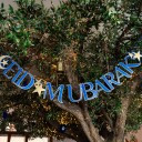 Talking Tables Girlander Eid Mubarak Navy PPG-GARLAND-EID