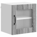  Kjøkkenskap 2 pcs Grå Sonoma 40 x 31 x 40 cm Konstruert tre