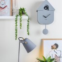Veggklokke - Karlsson Modern Cuckoo Grå