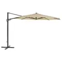 Brafab Cliento parasoll 350 cm Light Grey / Khaki