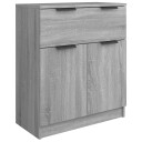 vidaXL Skjenk grå sonoma 60x30x70 cm konstruert tre