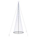  LED juletre med 550 LED Blå 160 x 160 x 500 cm Metall
