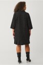 Zizzi   Kjole Elea 3/4 Abk Dress   Svart