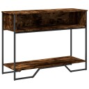  Konsollbord røkt eik 100x35x74,5 cm konstruert tre 848531