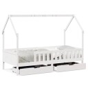  Barnesengeramme med skuffer 90x190 cm heltre furu 3302039