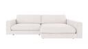 Rowico Home Duncan 3 seters sofa med sjeselong H Hvit Greg 1 258 x 150 x 78 cm Hvit