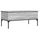  Salongbord grå sonoma 100x50x45 cm konstruert tre og metall 8721012479531