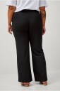 Zizzi   Bukser Flared Trousers With Pockets   Svart