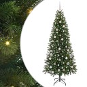  Kunstig juletre med 300 LED med stativ grønn 210 cm PE og PVC