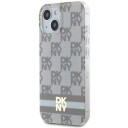DKNY MagSafe Etui til iPhone 15/14/13 med Rutemønster - Beige