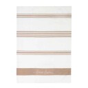 Halvor Bakke Kjøkkenhåndkle Stripe Hvit-Beige