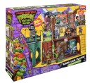 Turtles Mayhem Sewer Lair Lekesett med 20 Funksjoner for Ninja Turtles 56 Deler