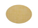 CHILEWICH Mini Basketweave Spisebrikke 36x49cm OCHRE Oval