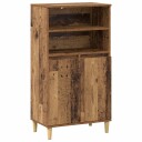 vidaXL Høyskap Eiketre 60 x 36 x 110 cm Konstruert tre