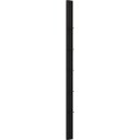 Dansani Match Tower dusjhylle, modell A, B & E, 10 cm, sort profil black 200x10x3.3 cm