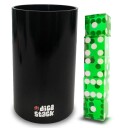 Dice Stack sett for 5 terninger, Grønn
