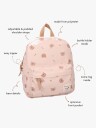 Kidzroom Ryggsekk Little Story Beige