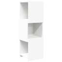  Hjørneskap Hvit 30,5x30x95cm Konstruert tre