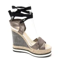 Espadrilles Dame Sko Svart 40 EU,