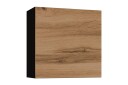 Vitrineskap Veria 30x50 cm   Natur/Svart