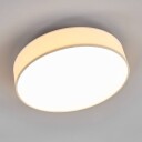 Lindby LED-stoff-taklampe Saira, 30 cm, hvit