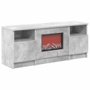 vidaXL Elektrisk peis Betong 98 x 28,5 x 40,5 cm Konstruert tre