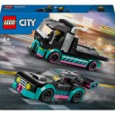 Lego City Racerbil Og Transporttrailer 60406