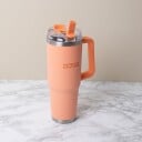 Nova Dynamic Termokopp m/Sugerør 1,1L Peach Fuzz