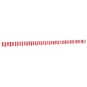  Erstatningsstoff for markisekappe rød og hvit stripe 4,5 m 367801
