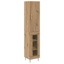  Høyskap 2 pcs Artisan Eik Konstruert tre
