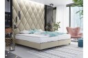 Adeliza Rammeseng 160x200 cm   Fløyel/Beige/Tre/Metall