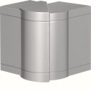 Hager BR651303HLAN Ytterhjørne Aluminium 130 mm