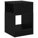 vidaXL Avlastningsbord Svart Eik 30,5 x 30 x 45 cm Konstruert tre