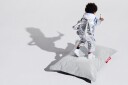 Fatboy Junior Canvas Recycled Sittesekk Cool Grey